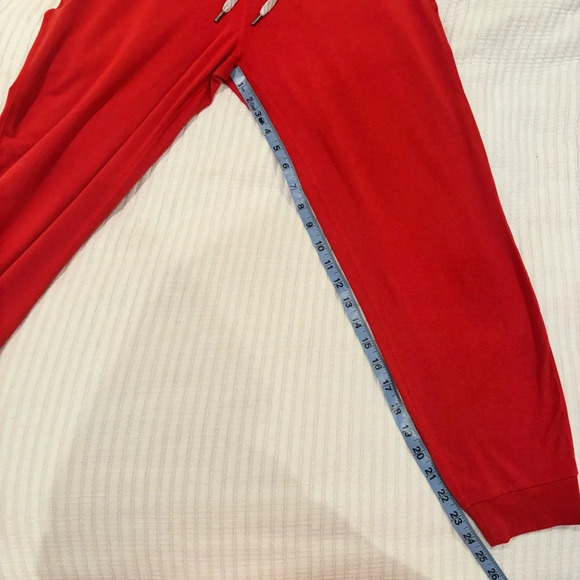 Vuori The Rise The Shine Performance Jogger Red Drawstring Front Pockets Small - Picture 10 of 10